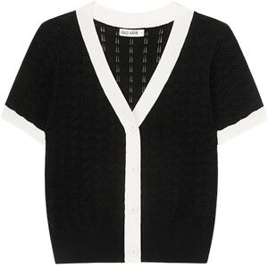 Grace Karin Black and White Cardigan Sweater